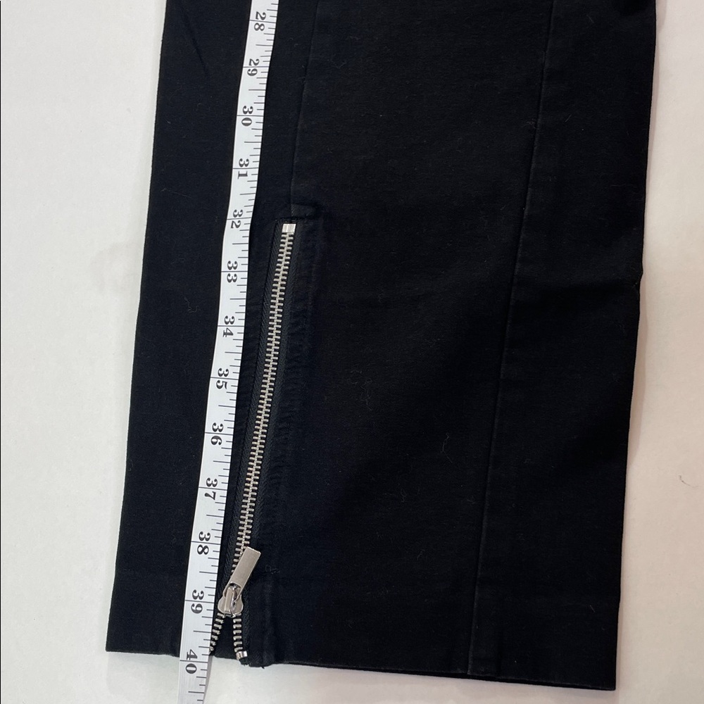 Derek Lam 10 Crosby x RTR Zipper Split Black Hem Pants, US 14 (Italian Size 50) - Picture 6 of 15